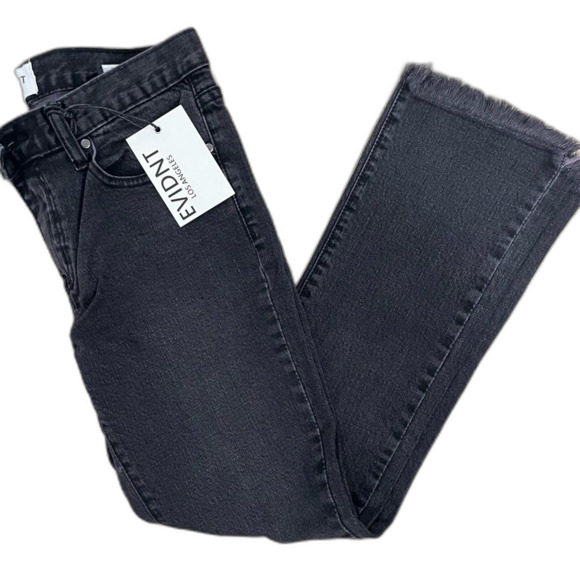 Anthropologie Denim - EVIDNT x ANTHROPOLOGIE Raw Hem Black Denim ankle jeans